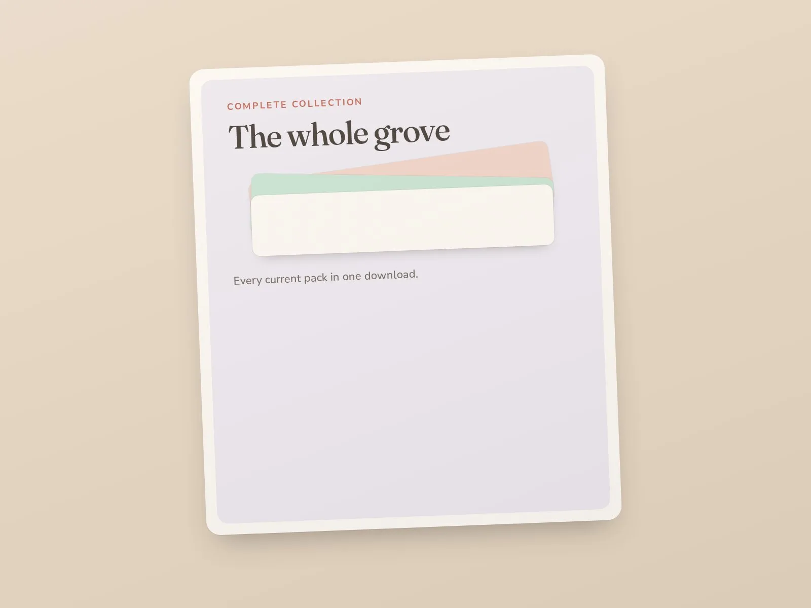 A generous stack of Bambuina printable packs